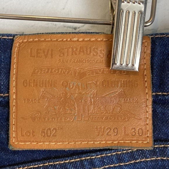 Levi's 502 Premium Jeans Rigid Denim Capsule Wardrobe Normcore Classic Winter - Picture 11 of 16